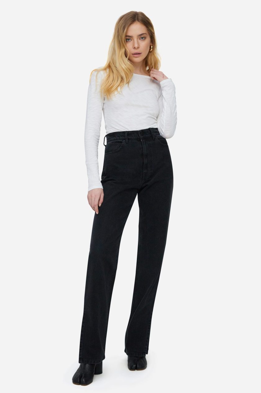 Black Jeans With Cuts - Image 3