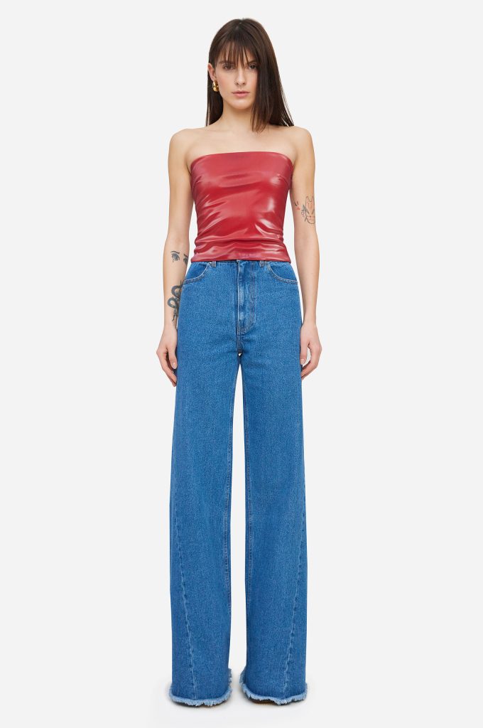 Blue Flared Jeans
