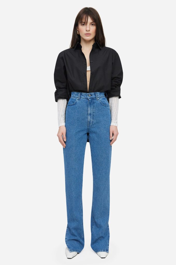 Blue Jeans With Cuts
