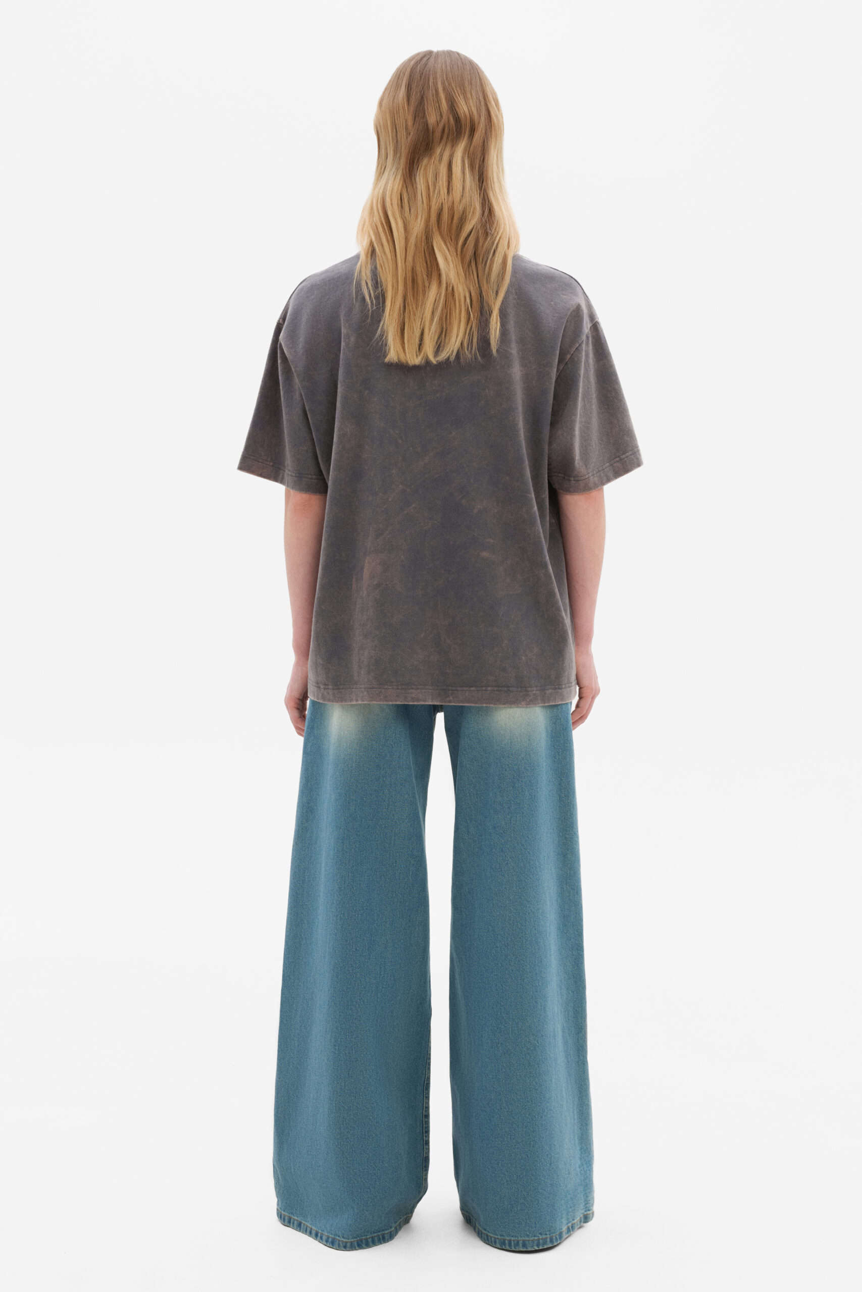 Acid Wash Gray T-Shirt - Image 2