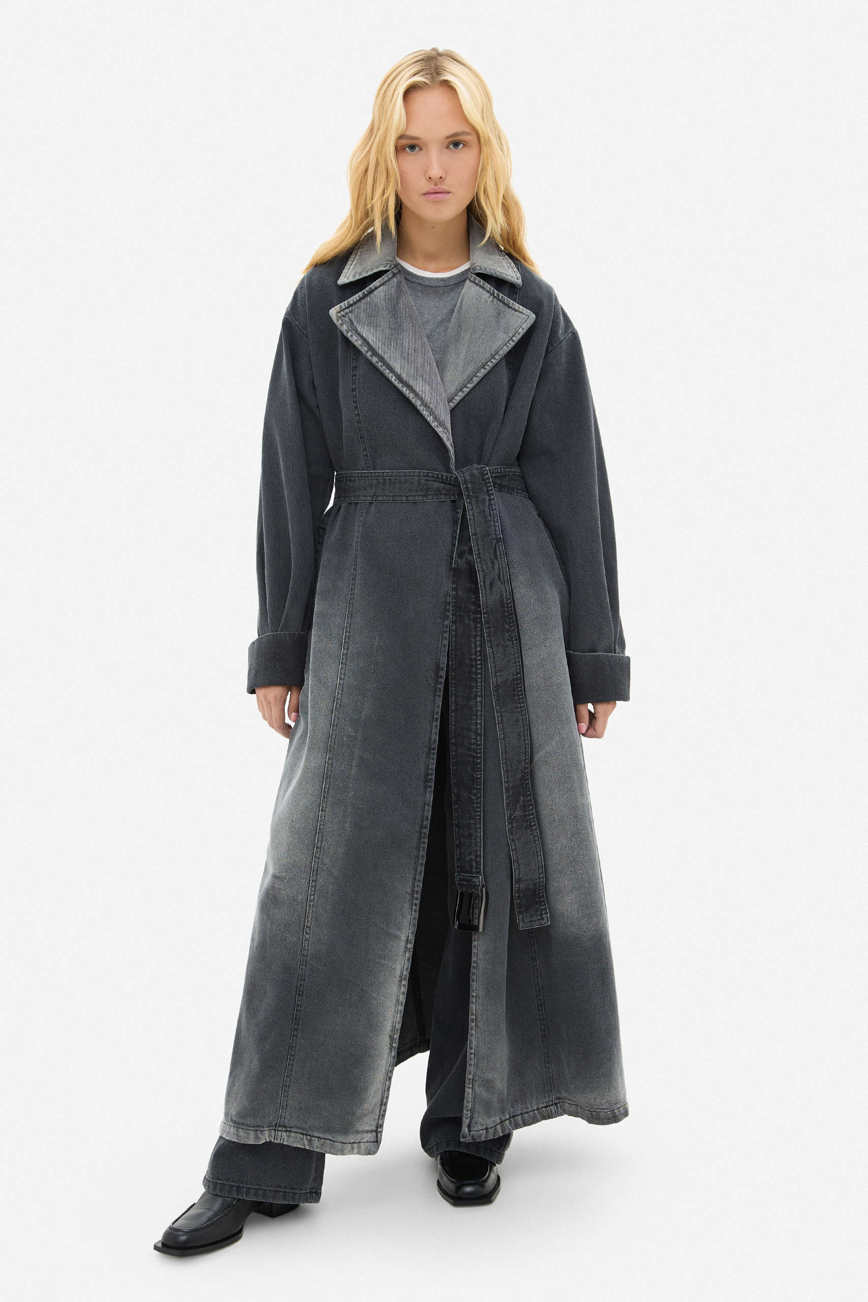 Denim Grey Coat