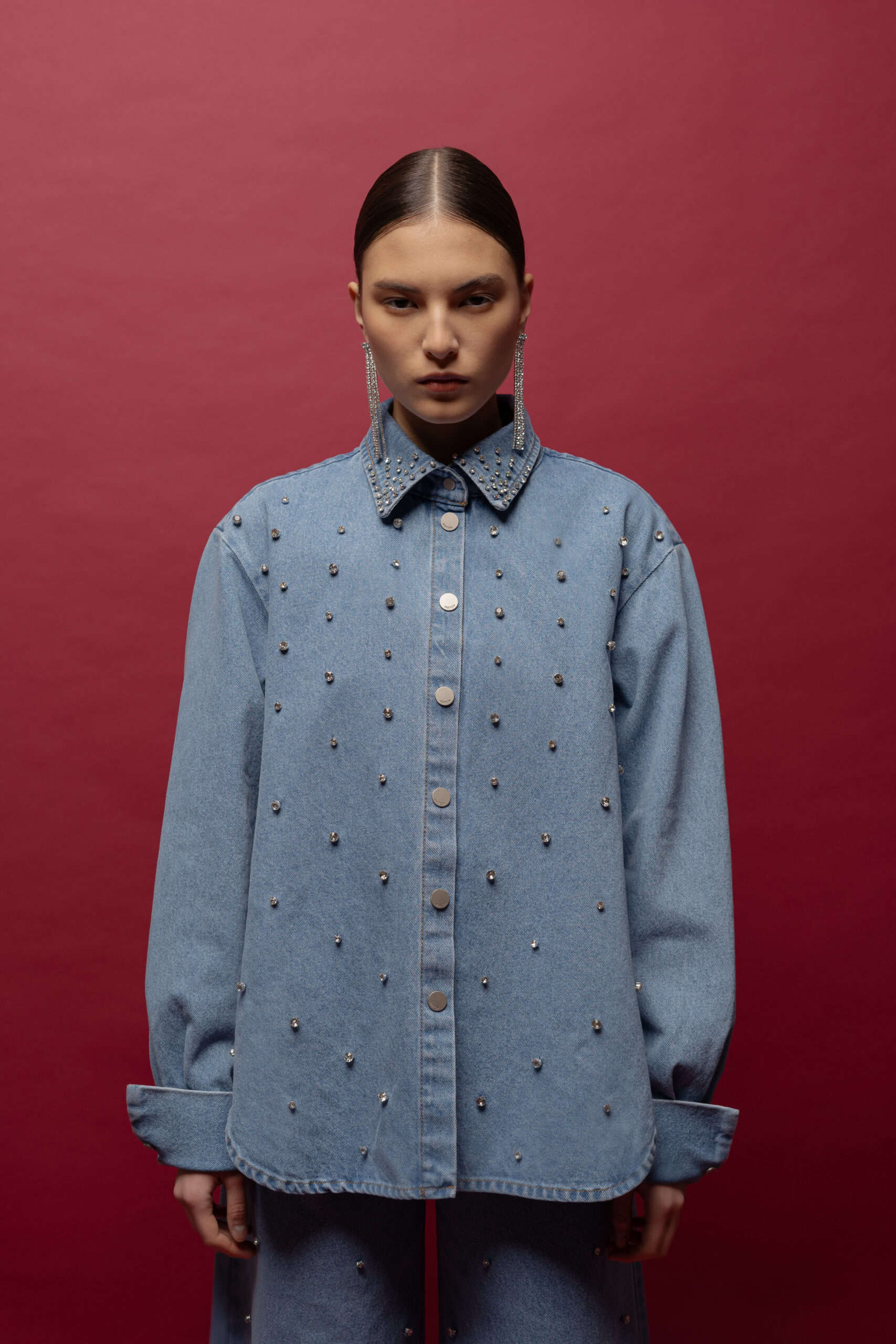 Shining Denim Shirt - Зображення 3
