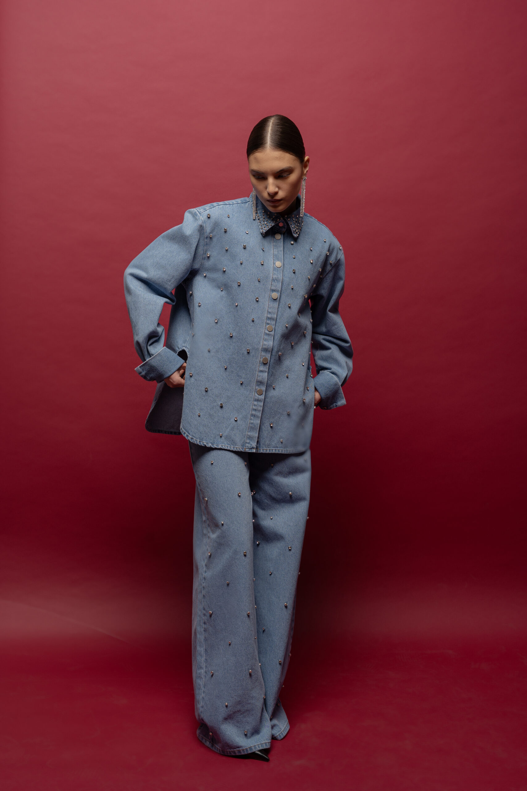 Shining Denim Shirt - Зображення 5