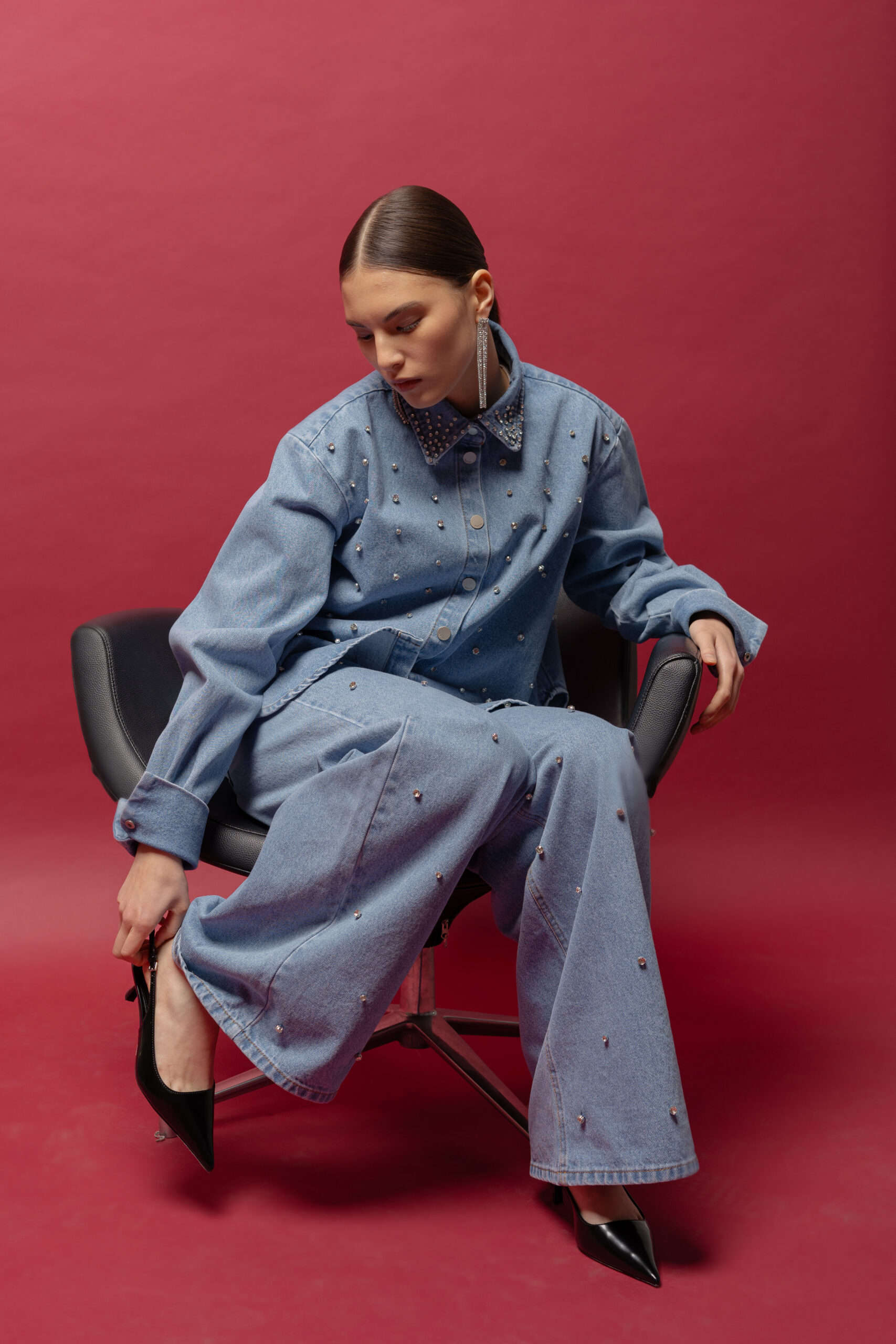 Shining Denim Shirt - Зображення 4