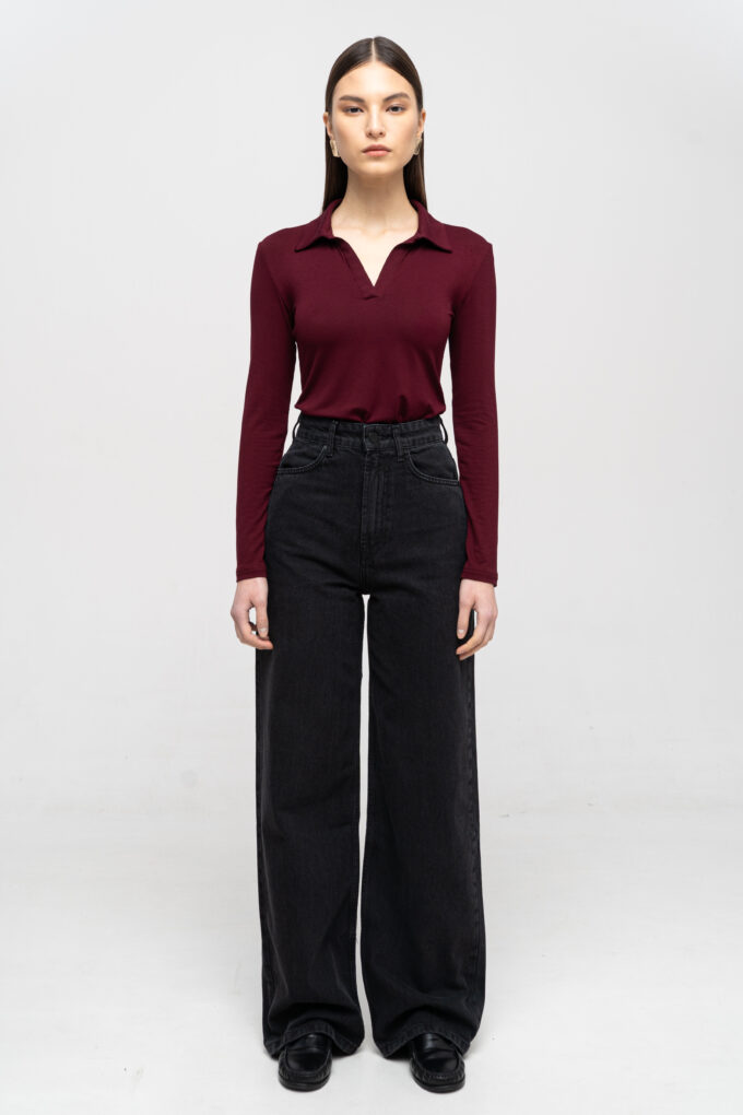 Burgundy Long Sleeve