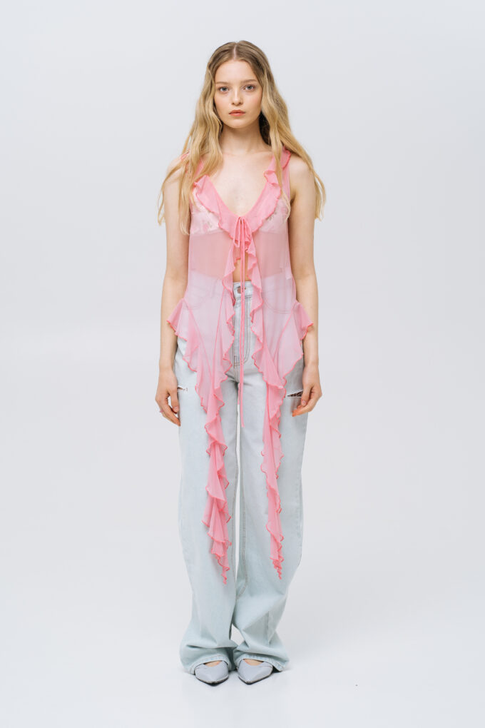 Rose Cloud Top