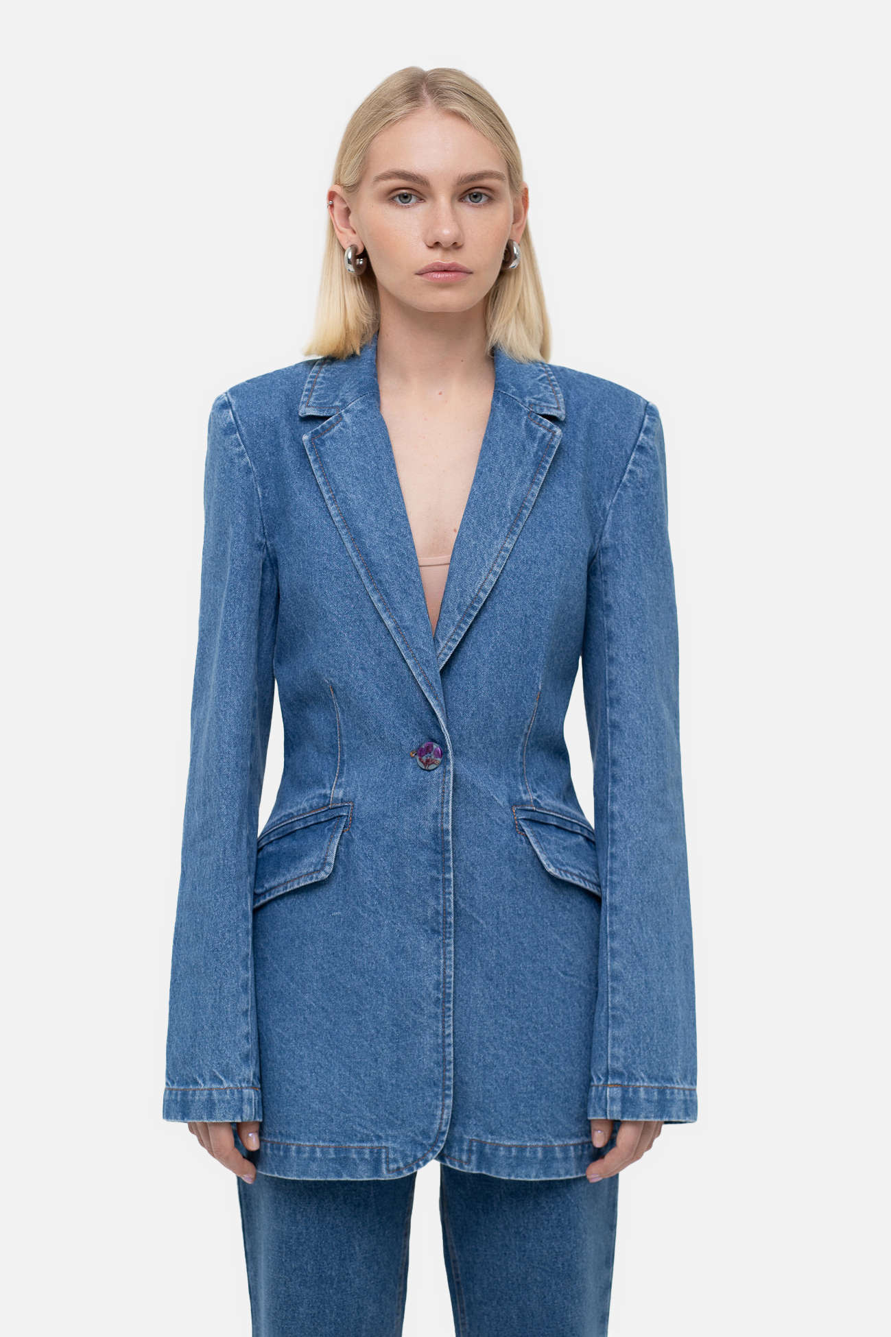 Siluet Denim Blazer