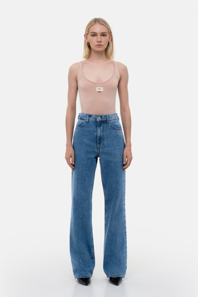 Blue Straight Jeans