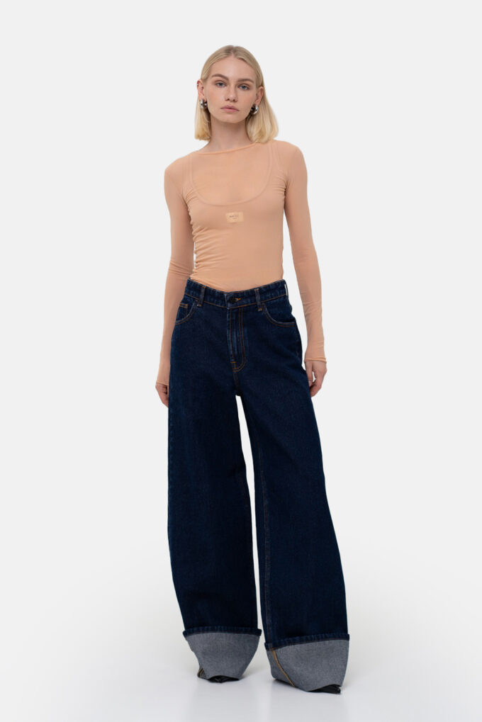 Indigo Roll-Up Jeans