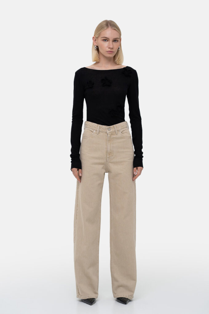 Baggy Beige Jeans