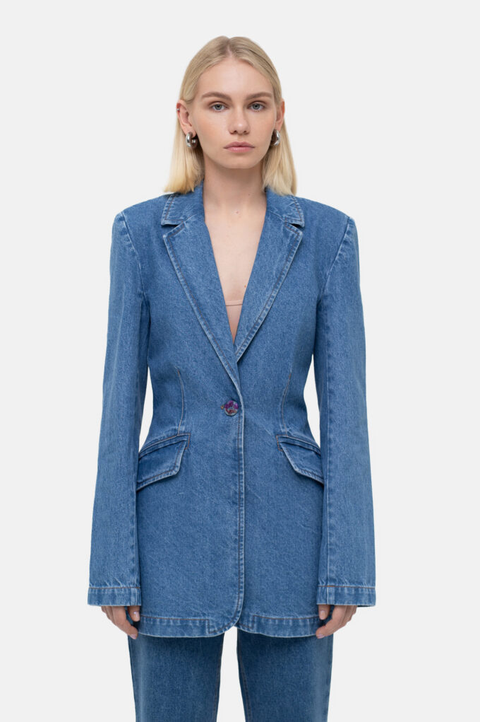 Siluet Denim Blazer