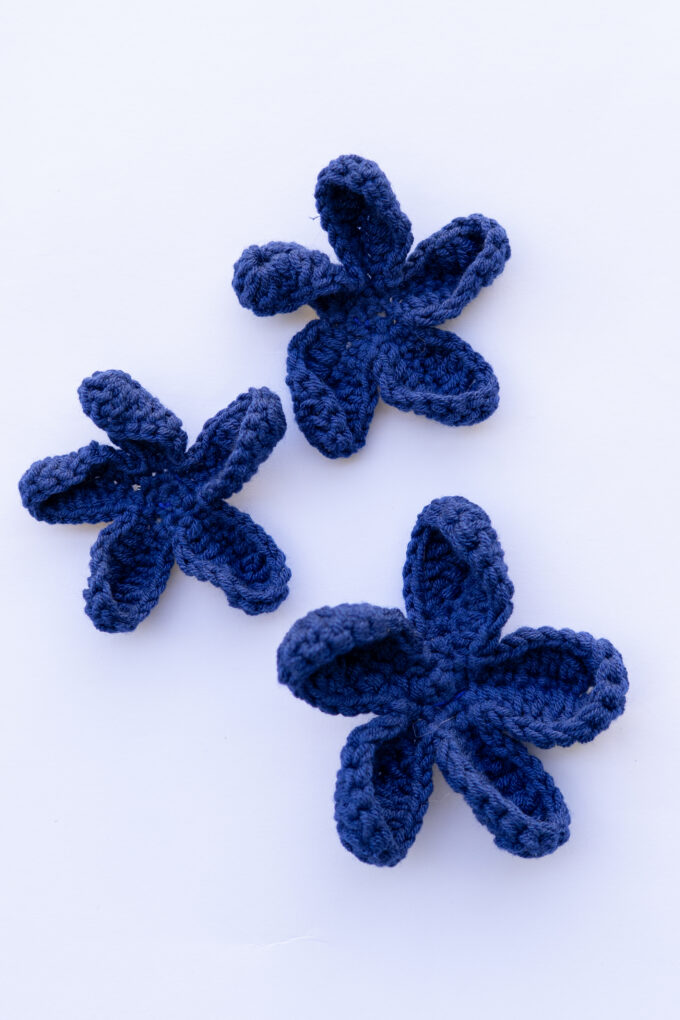 Handmade Crochet Floral Brooch