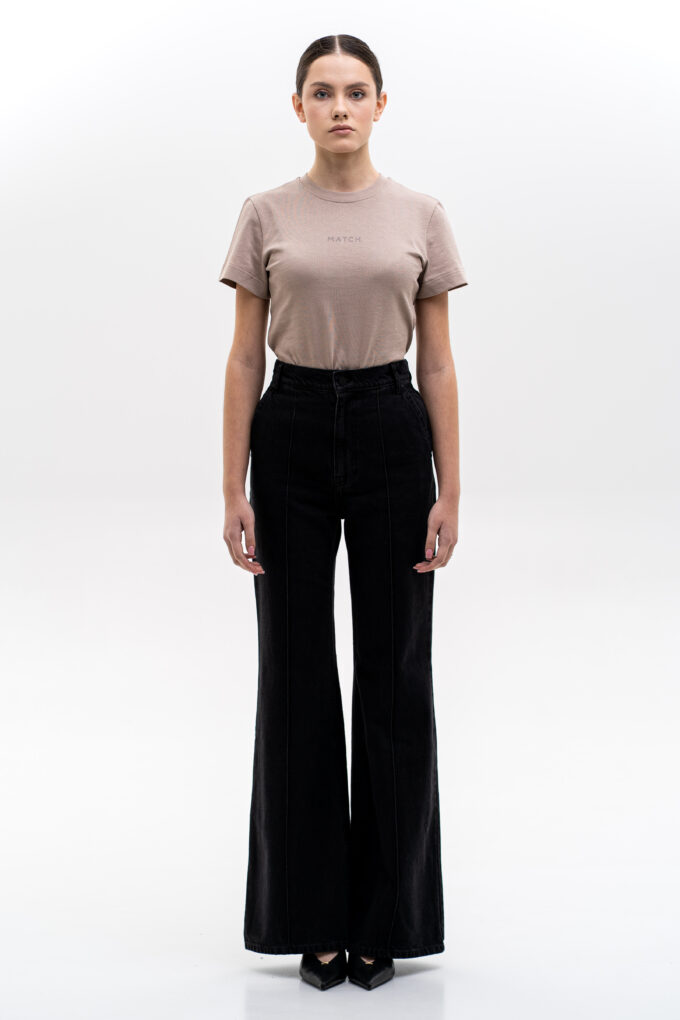 Black Flared Jeans