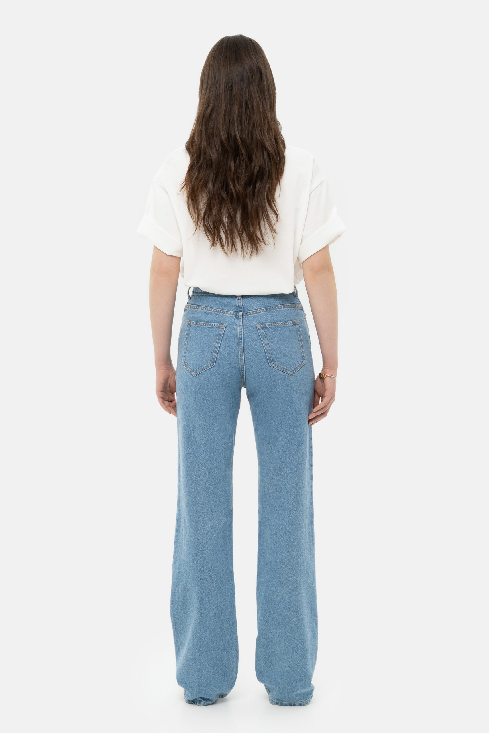 Light Blue Straight Jeans - Зображення 2