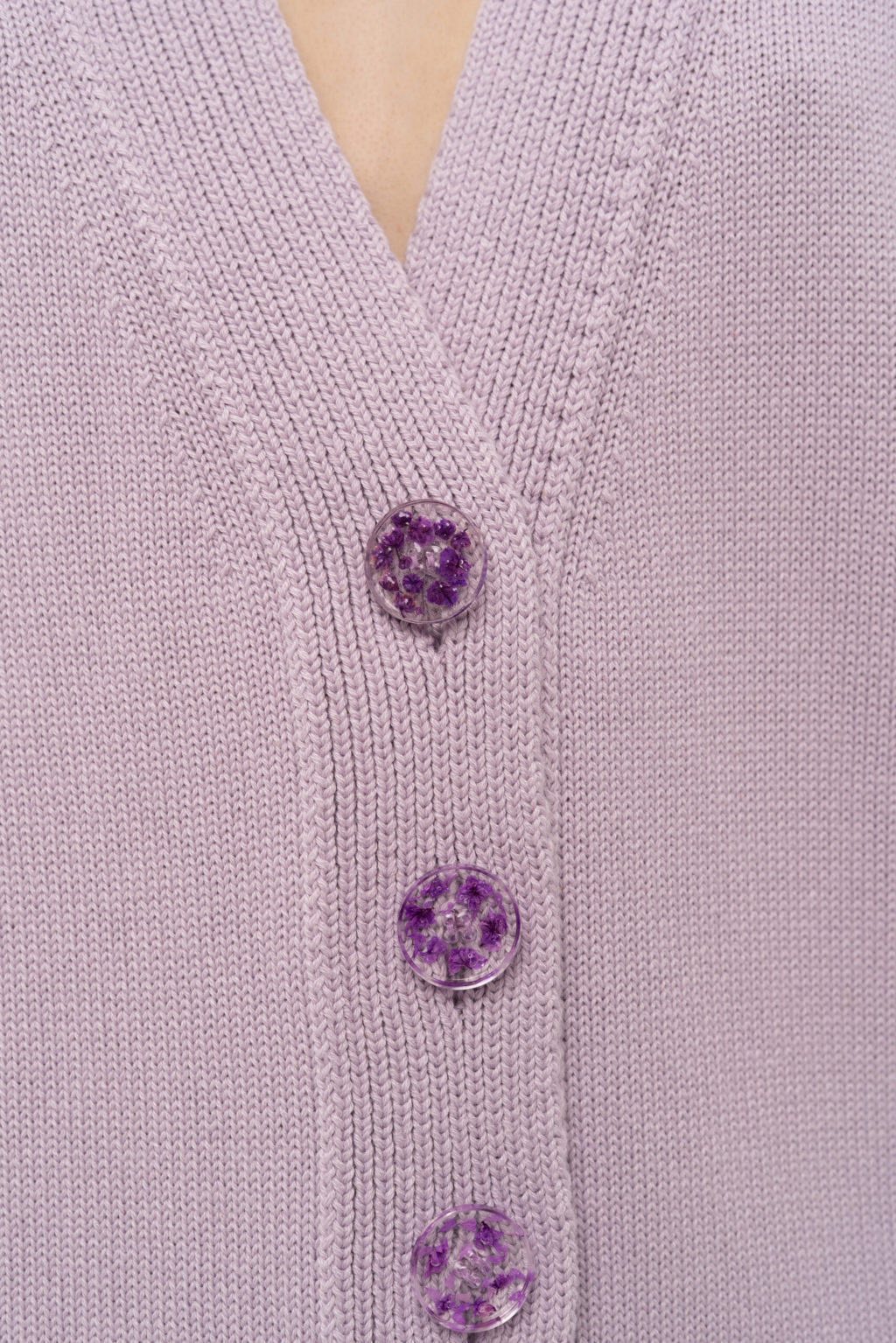 Lilac Knit Cardigan - Зображення 4
