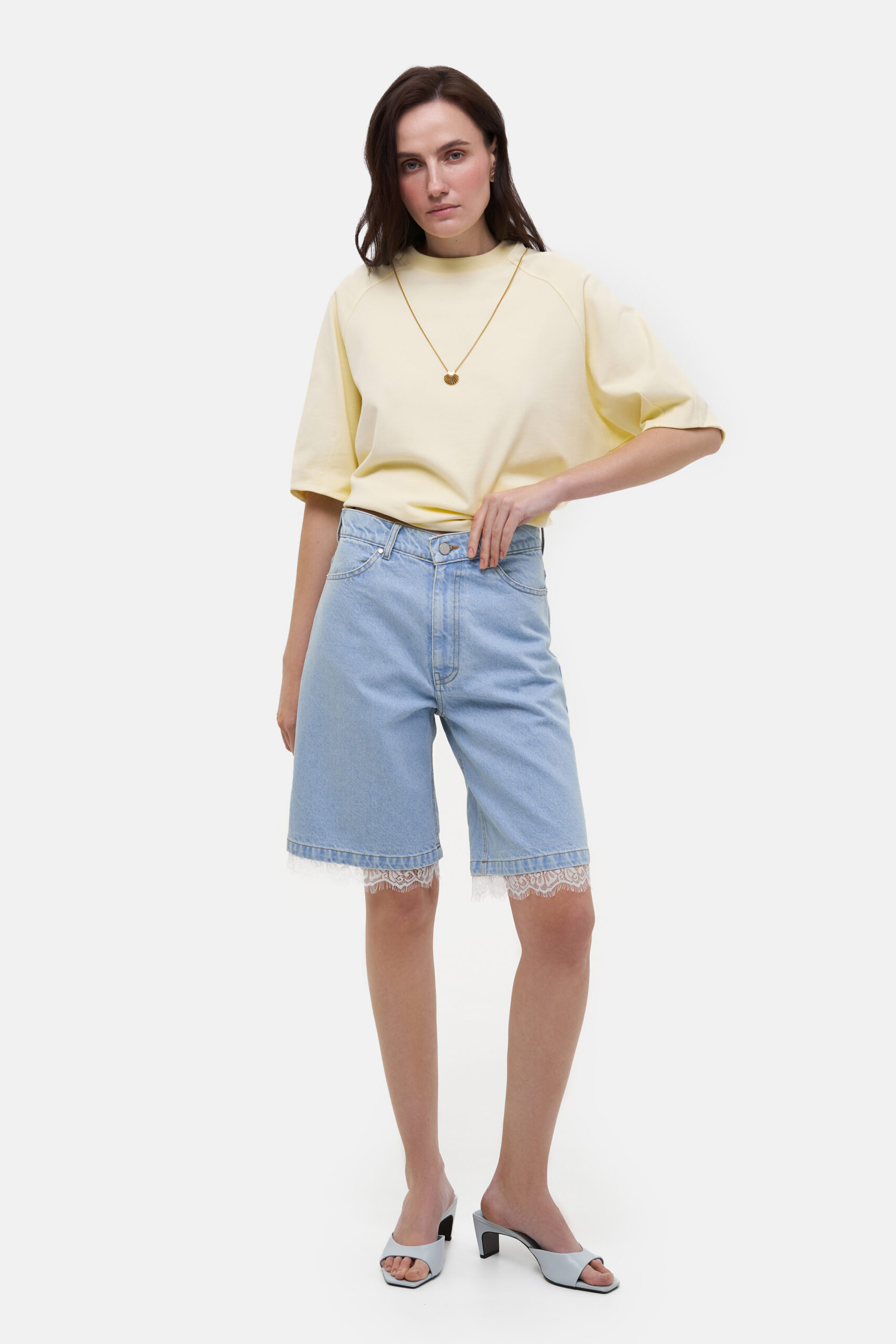 Light Blue Bermuda Shorts - Image 4