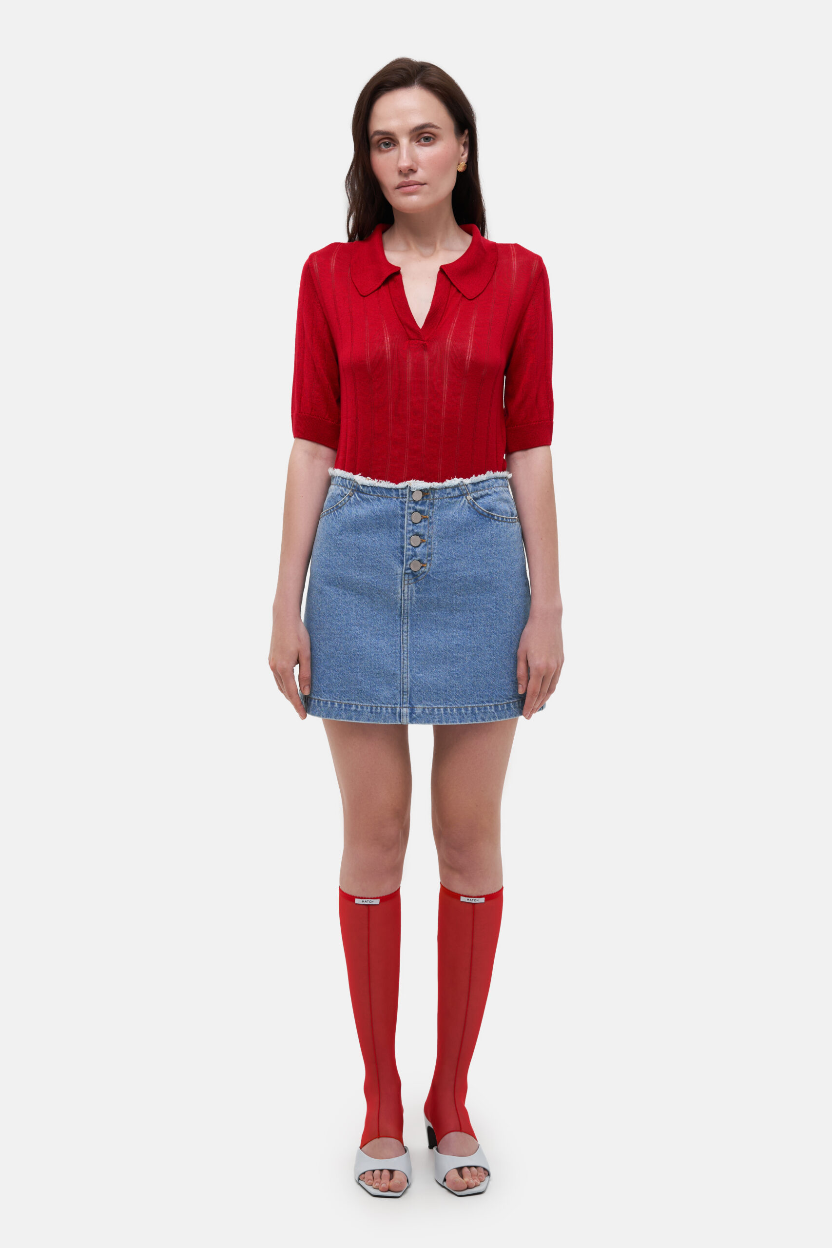 Beltless Mini Skirt