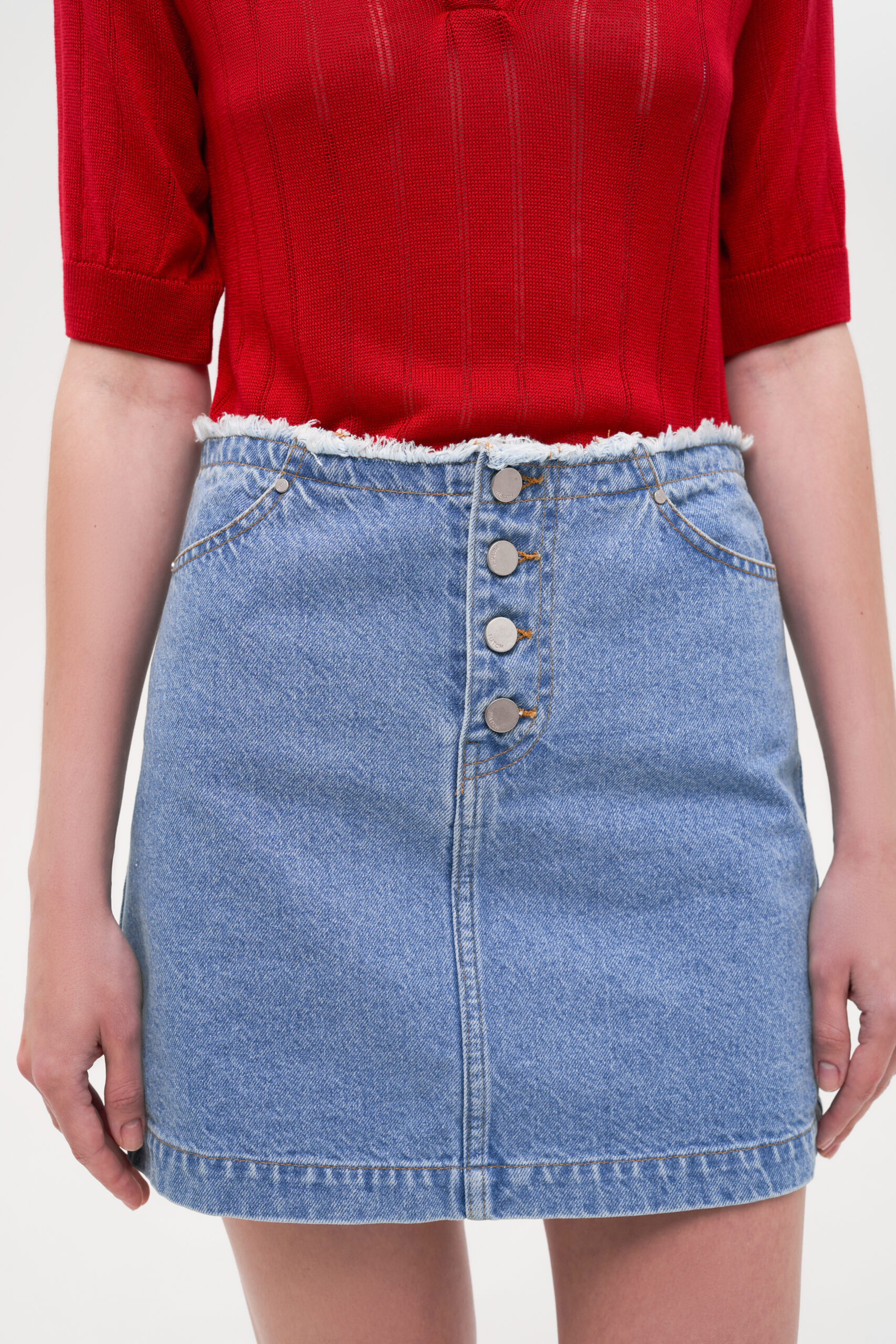 Beltless Mini Skirt - Зображення 3