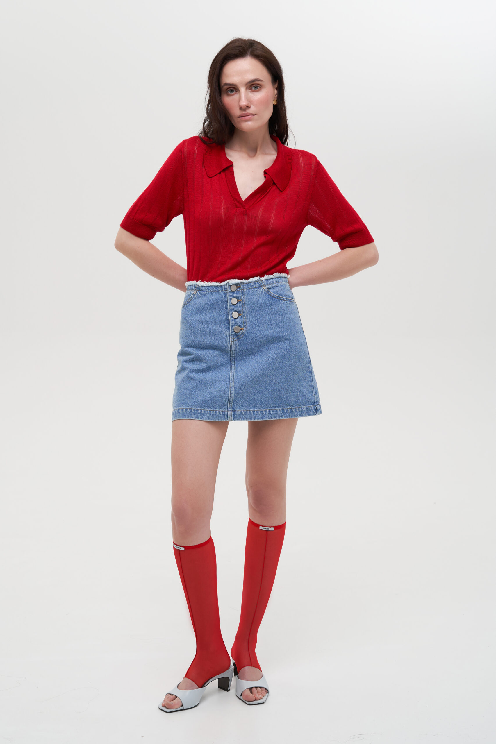 Beltless Mini Skirt - Зображення 4