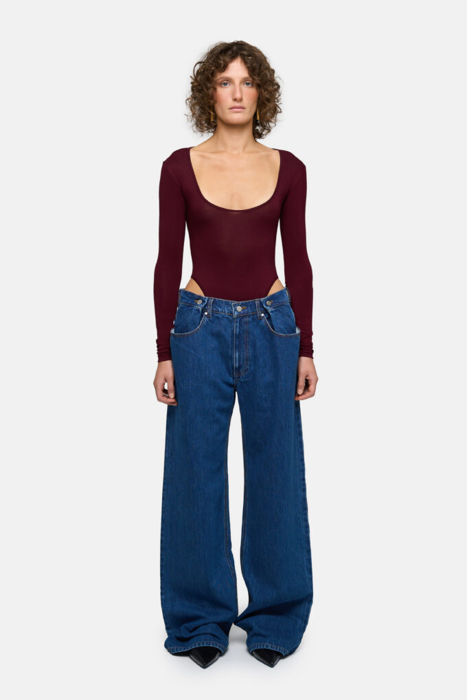 Jeans with Oversized Pockets