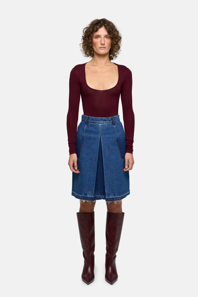Long Pleat Skirt